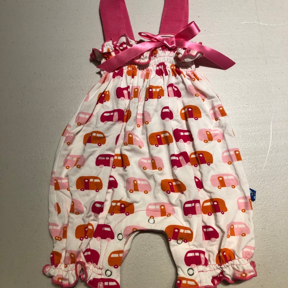Kickee Pants baby girl outfit